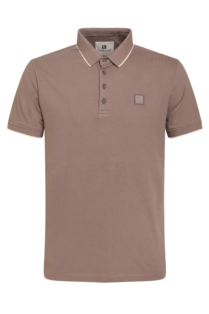 LUXE JACQUARD POLO 235923 DESERT TAUPE